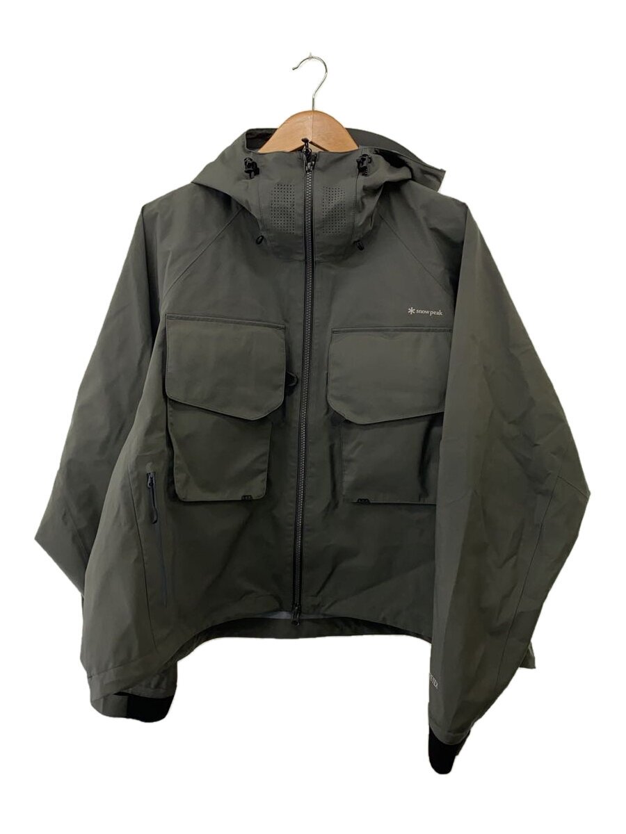 【中古】snow peak◆M/ナイロン/KHK/無地/SPF-JK-25SU90204012/SR-1 GTX StormShield【メンズウェア】