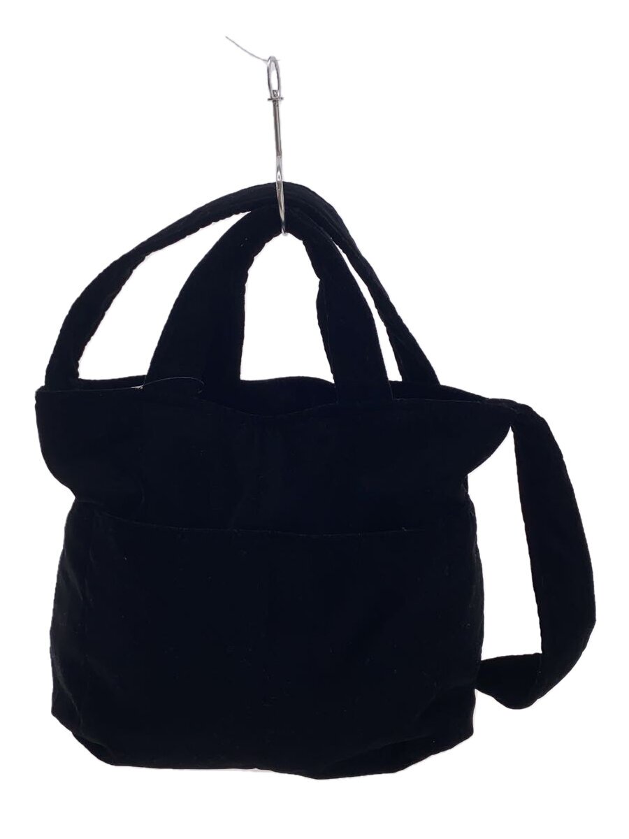 【中古】Aeta◆ベルベットショルダートート/ショルダーバッグ/ポリエステル/BLK【バッグ】｜2ｎｄ STREET 店 20,838円