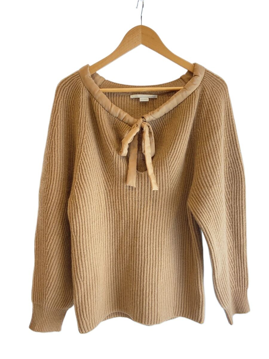 【中古】STELLAMcCARTNEY◆編み物・スウェーター(朦々たる)/38/羊毛/BRW/無地/574896S2089【レディースお召しもの】