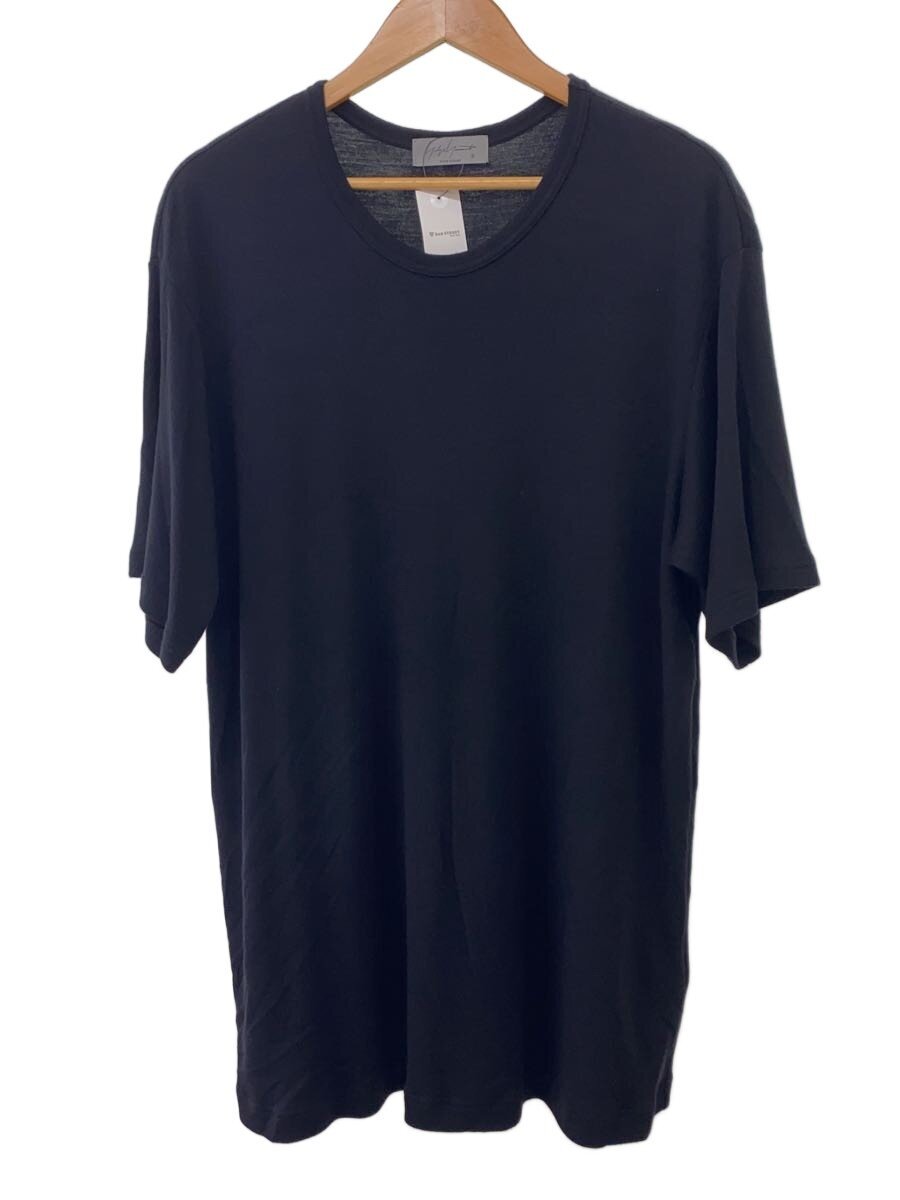 【中古】yohji yamamoto POUR HOMME◆SUPER120’s WOOL HALF SLEEVE TEE/3/ウール/BLK/HP-T67-170/? NULL ?【メンズウェア】|2nd STREET 店