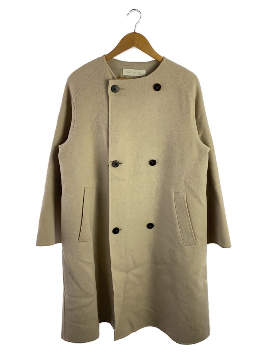 【中古】GALERIE VIE◆コート/36/ウール/BEG/23-08-74-08201//【レディースウェア】|2nd STREET 店