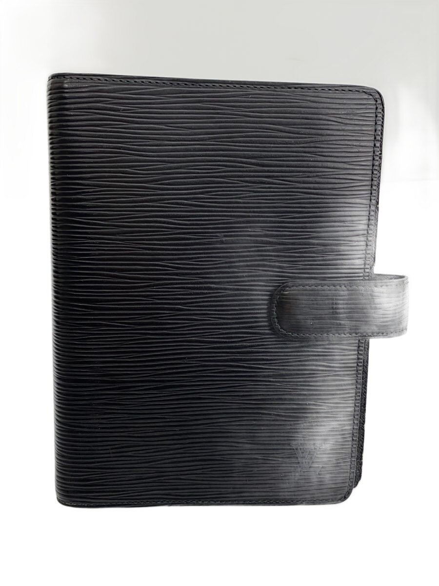 【中古】LOUIS VUITTON◆協議事項MM_エピ/なめし革/BLK/無地/メンズ【服飾雑貨他】