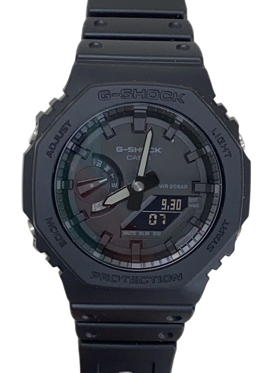 【中古】CASIO◆石英ウオッチ・G-SHOCK/デジアナ/BLK/BLK【服飾雑貨他】