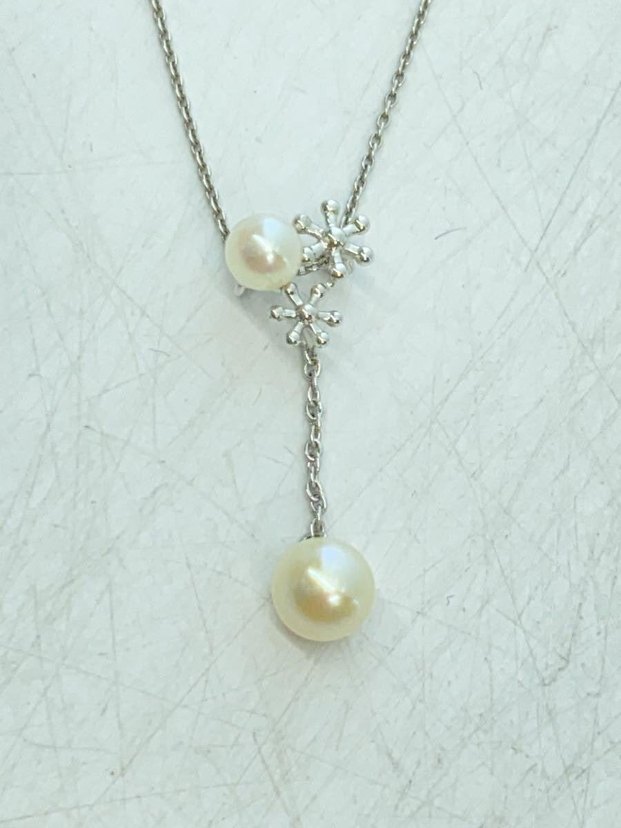 【中古】TASAKI◆K18WG/パール首飾り/--/パール/SLV/とっ始め有/レディース【服飾雑貨他】