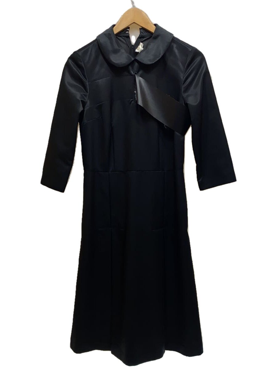 【中古】COMME des GARCONS◆丸襟衣装/S/ポリエステル/BLK/縞模様/GG-O057/AD2010【レディース御召しもの】