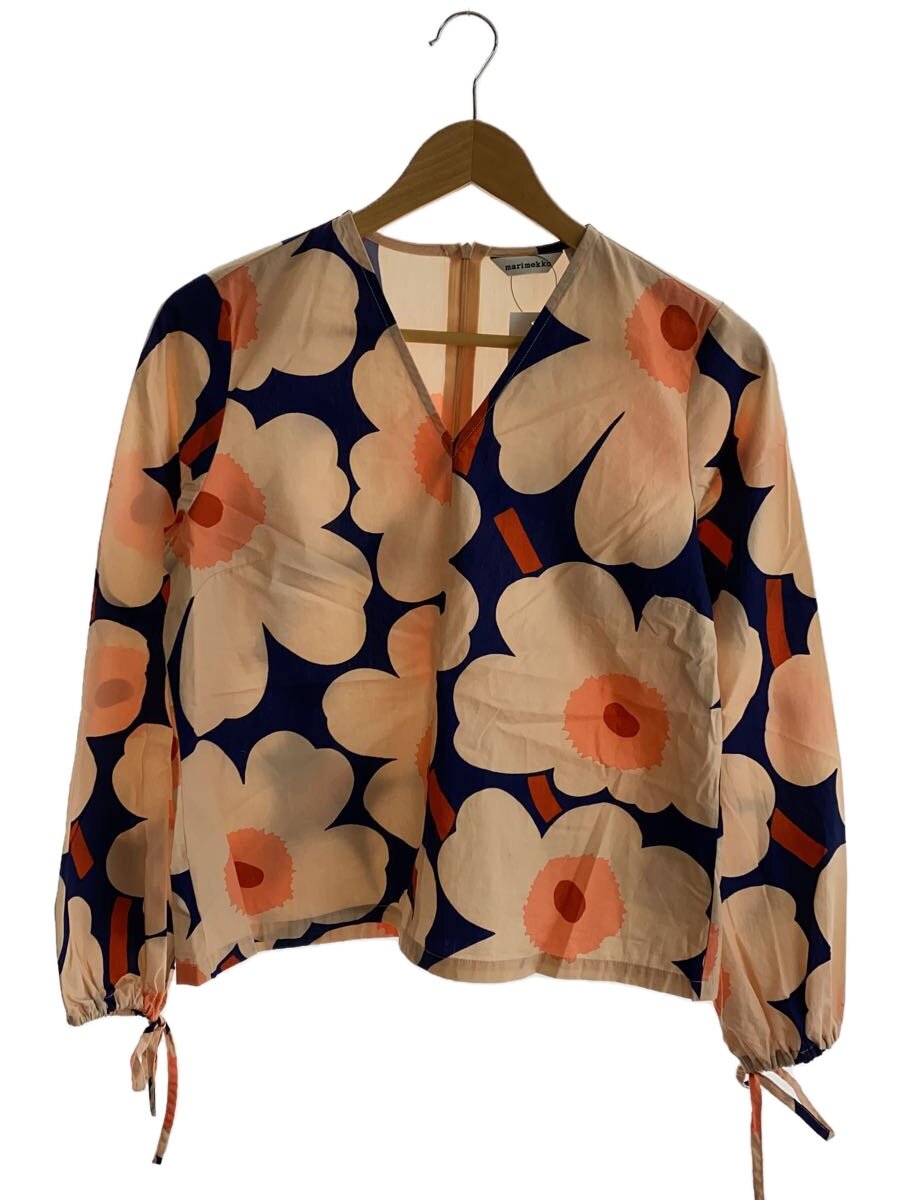 【中古】marimekko◆UNIKKO/長袖ブラウス/34/コットン/NVY/花柄/52203-1-48172【レディースウェア】｜2ｎｄ STREET 店