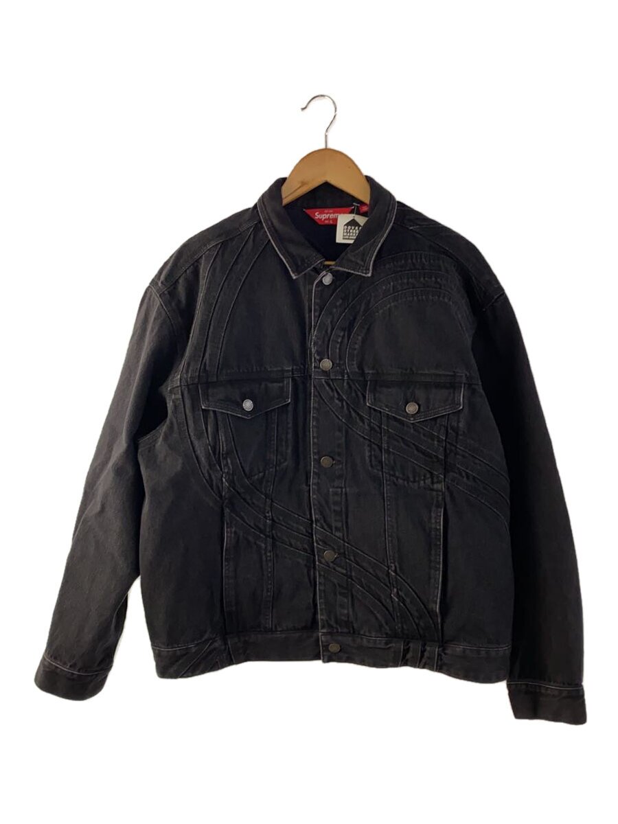 【中古】Supreme◆24ss/S Logo Denim Trucker Jacket/Gジャン/L/コットン/ブラック【メンズウェア】｜2ｎｄ STREET 店