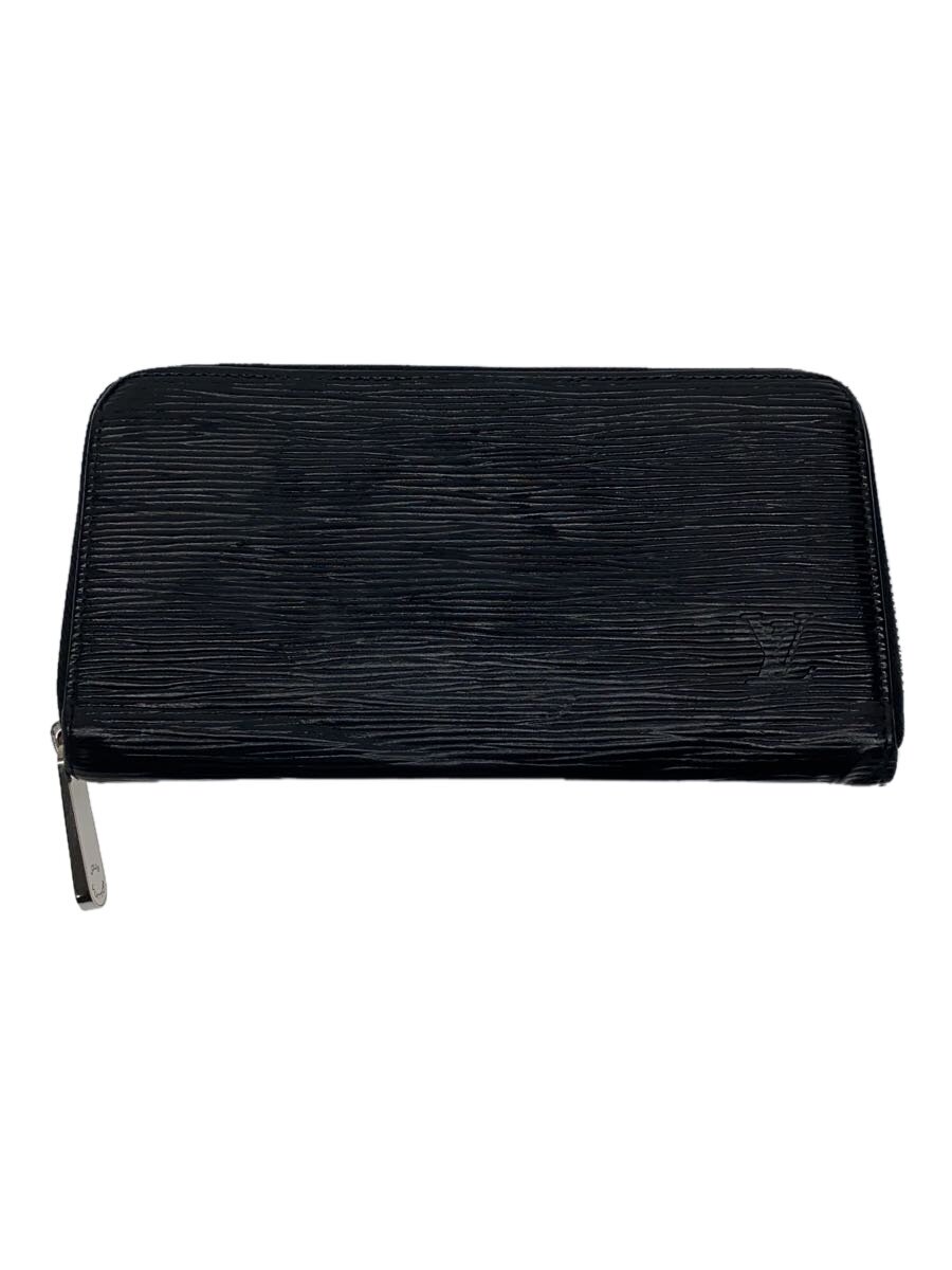 【中古】LOUIS VUITTON◆ジッピー・ウォレット_エピ_BLK/レザー/BLK/メンズ//【服飾雑貨他】