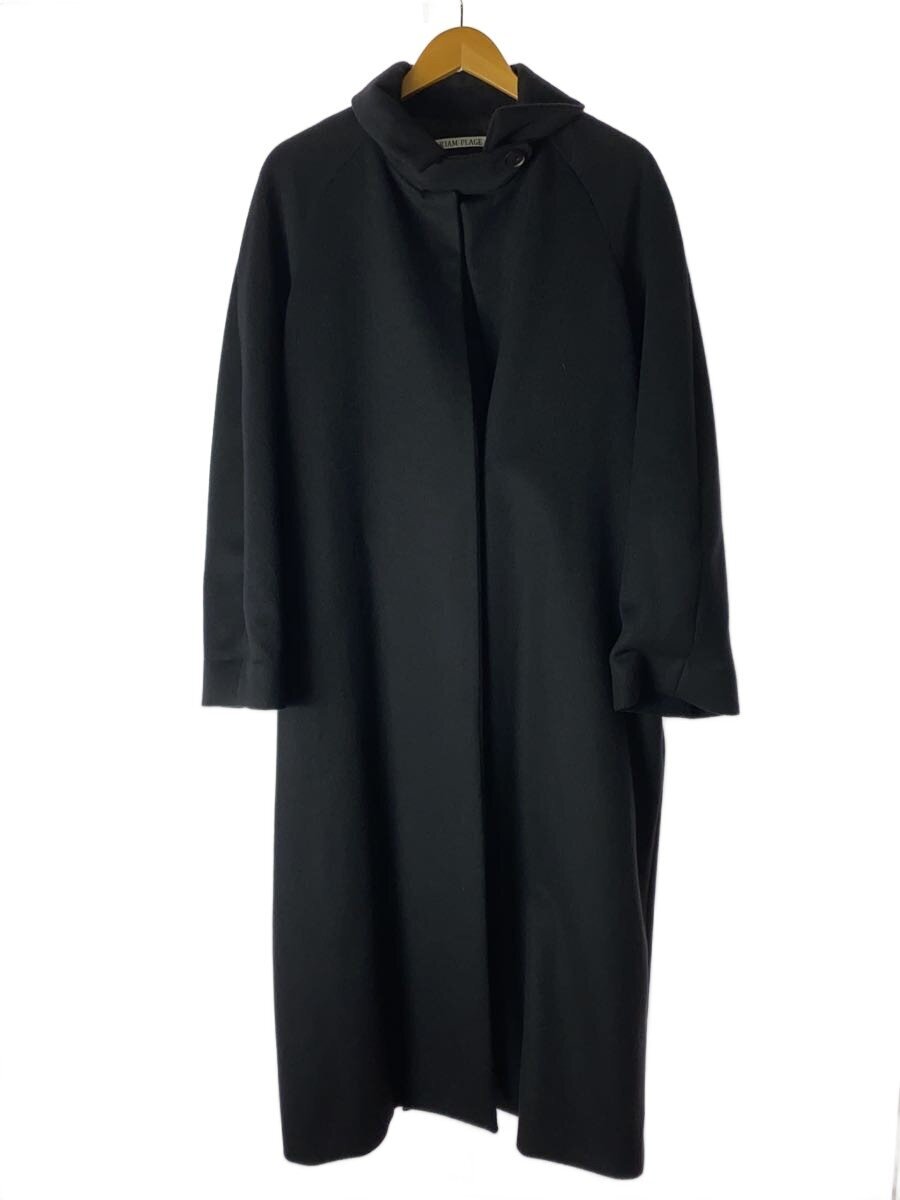【中古】R’IAM-PLAGE◆24AW/厚地の外套/38/羊毛/BLK/無地/24-020-922-6040-4-0【レディース御召しもの】