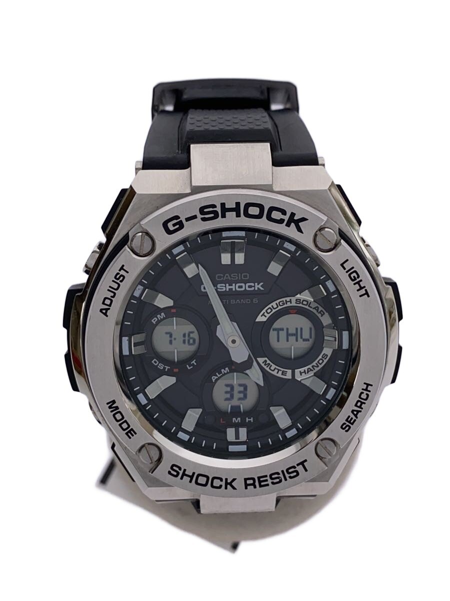 【中古】CASIO◆ソーラー腕時計/アナログ/--/SLV/GST-W110//【服飾雑貨他】|2nd STREET 店