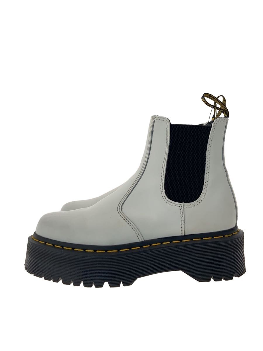 【中古】Dr.Martens◆サイドゴアブーツ/UK4/WHT/レザー/2976/厚底【シューズ】|2nd STREET 店