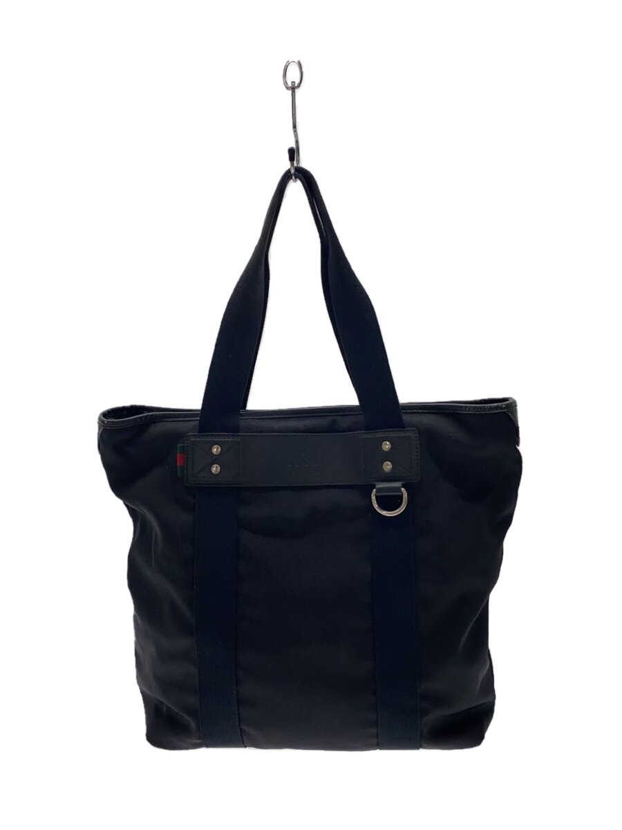 【中古】GUCCI◆トートバッグ_グッチシマ/レザー/BLK【バッグ】｜2ｎｄ STREET 店