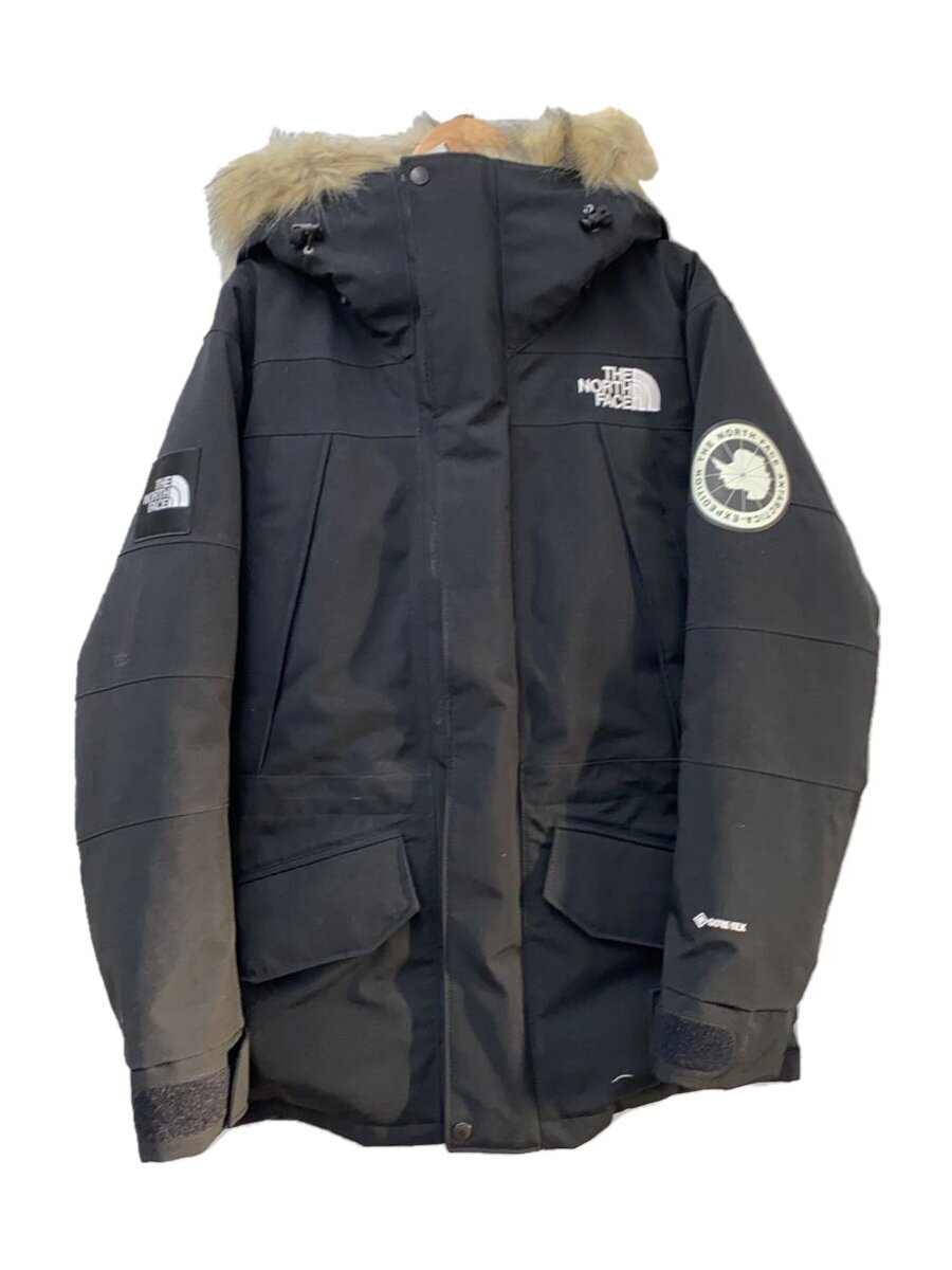 【中古】THE NORTH FACE◆ANTARCTICA PARKA_アンタークティカパーカ/L/ナイロン/BLK/無地//【メンズウェア】