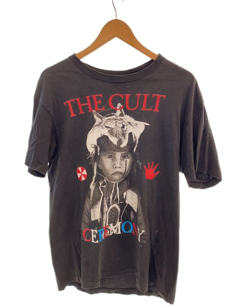 【中古】Hanes◆90s/1991/THE CULT/CEREMONY/プルオーバー/M/綿織物/BLK//【メンズウェア】