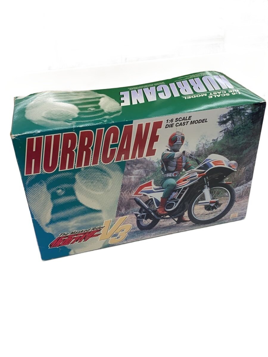 【中古】HURRICANE/仮面ライダーV3 1:6 SCALE DIE CAST MODEL 破損個所有【ホビー】｜2ｎｄ STREET 店