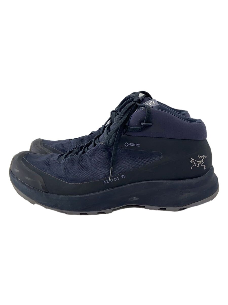 【中古】ARC’TERYX◆ローカットスニーカー/25珊/NVY/ゴアテックス/AERIOS FL MID GORE-TEX【シューズ】