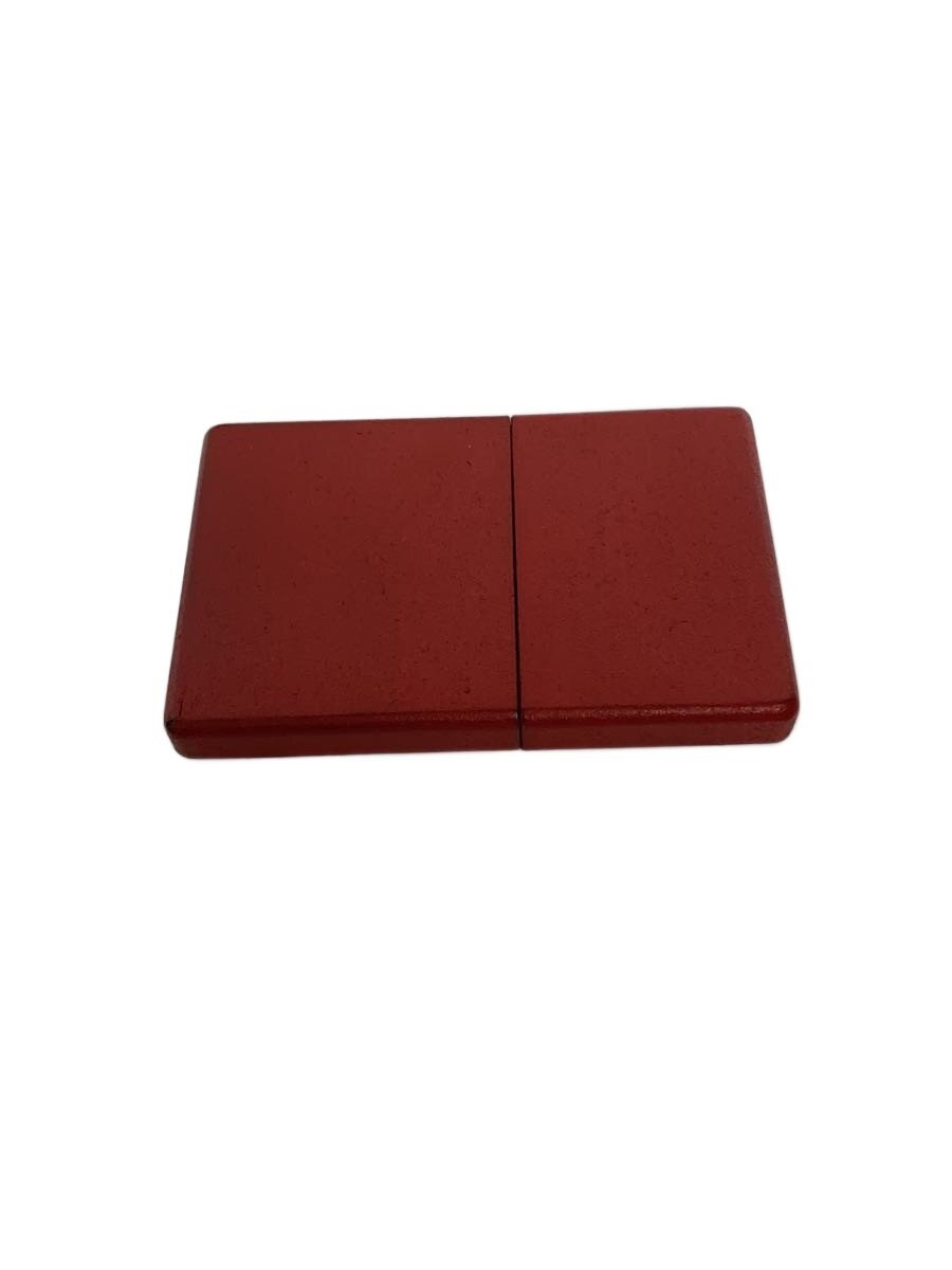 【中古】輪島キリモト/桐本大工仕事所/文具/RED/名刺入れ【室内装飾小物・日用雑貨】