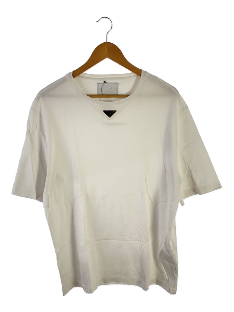 【中古】PRADA◆プルオーバー/L/綿織物/白いこと/ujn861 s232//【メンズウェア】