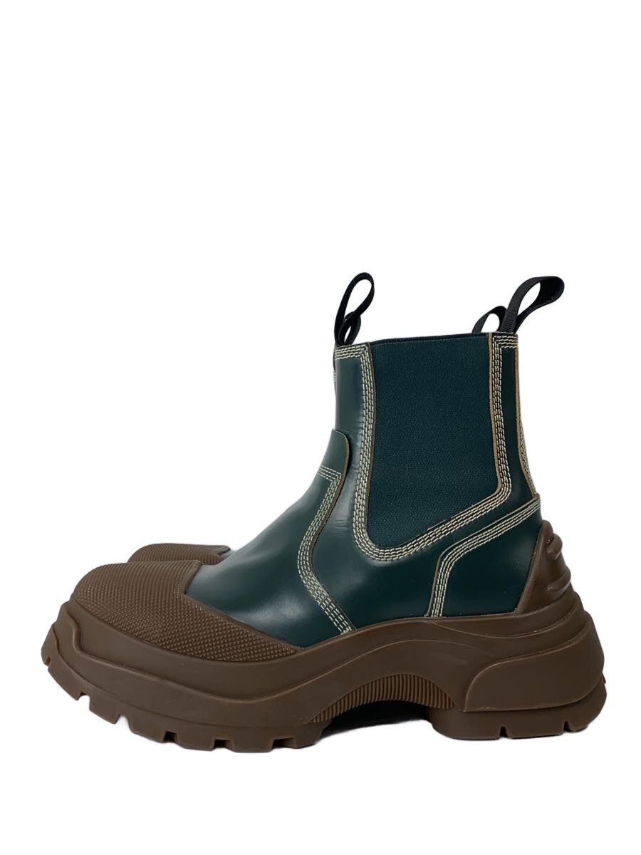 【中古】Maison Margiela◆サイドゴアブーツ/37/グリーン/レザー【シューズ】｜2ｎｄ STREET 店