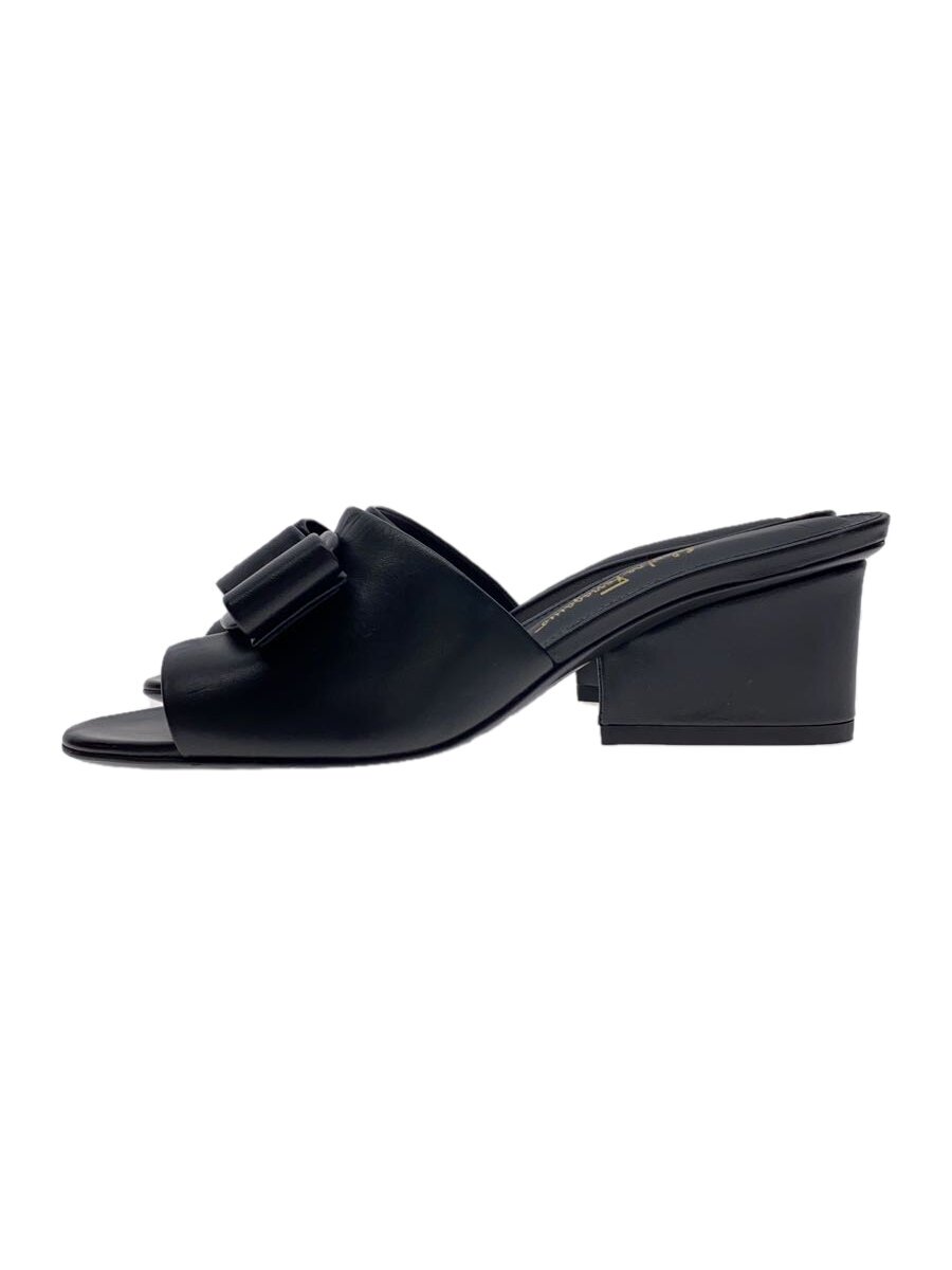 【中古】Salvatore Ferragamo◆サンダル/UK5.5/BLK/VALERY/レザー//【シューズ】|2nd STREET 店