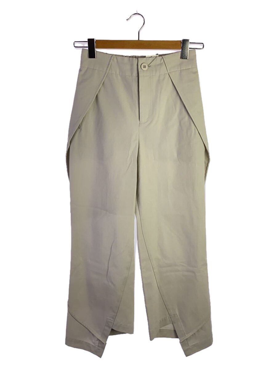 【中古】ISSEY MIYAKE◆引っ切り無いズボン下/1/綿織物/GRY/IM31FF514/23SS/非対称【レディース御召しもの】