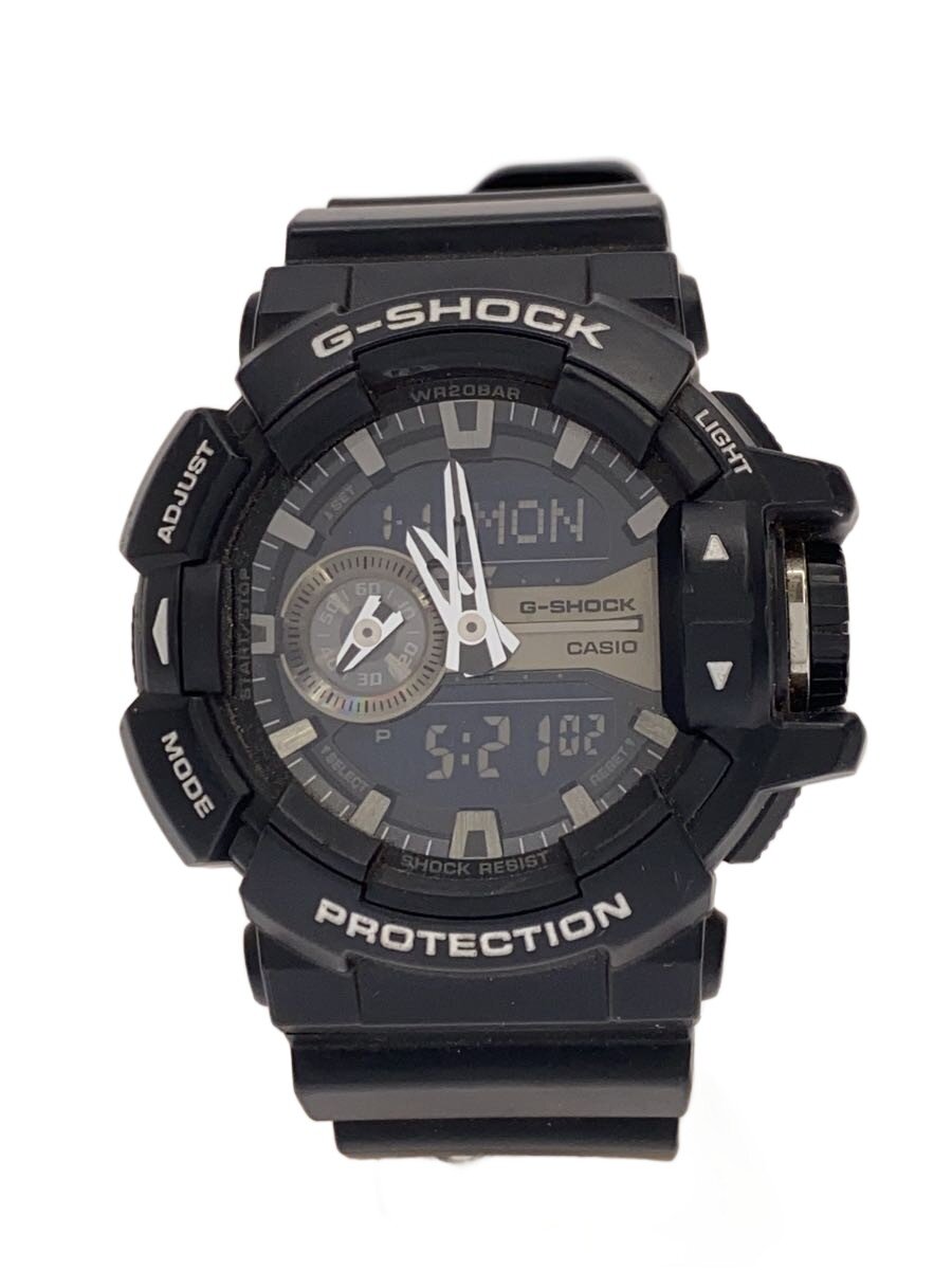 【中古】CASIO◆クォーツ腕時計/アナログ/--/BLK/BLK/GA-400GB【服飾雑貨他】｜2ｎｄ STREET 店