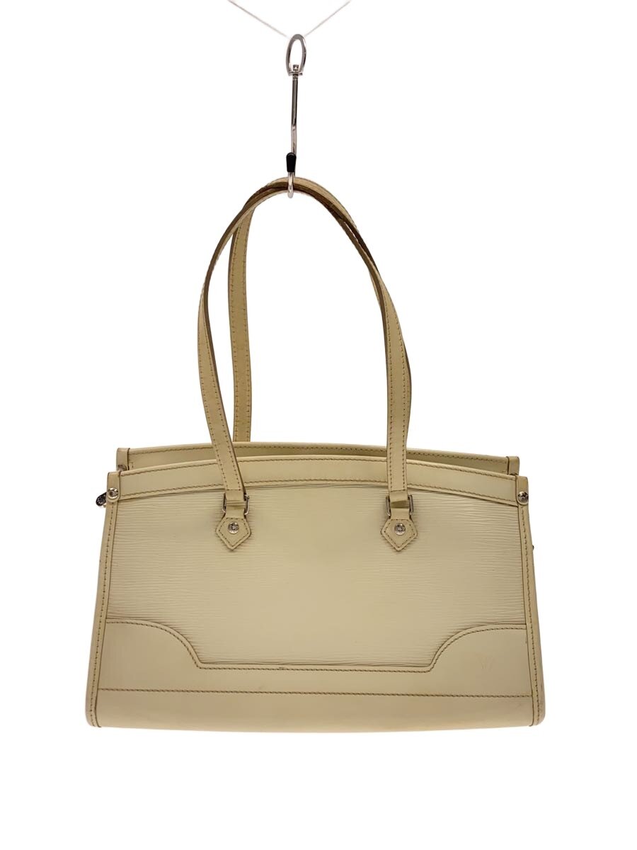 【中古】LOUIS VUITTON◆マドレーヌPM_エピ/なめし革/WHT//【御徒面子】