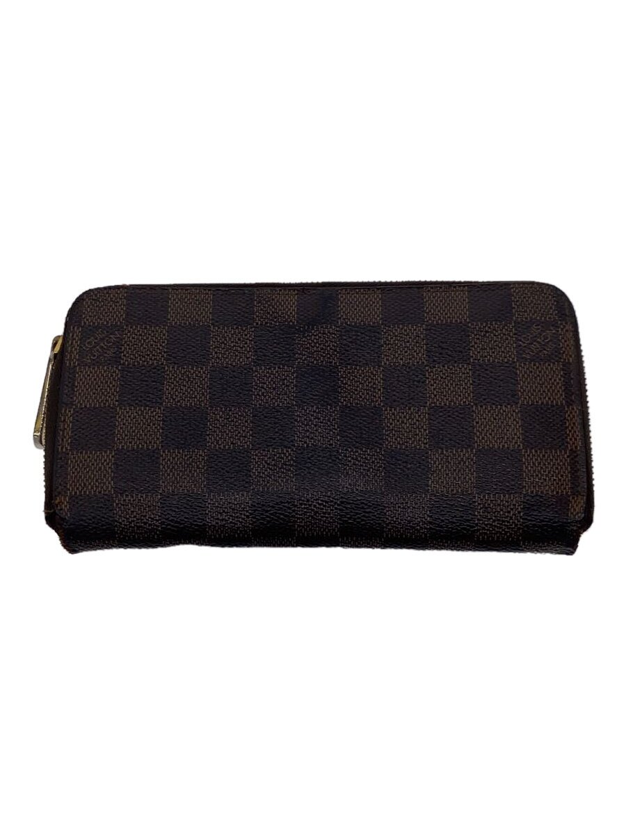 【中古】LOUIS VUITTON◆1)ジッピー・ウォレット_ダミエ・エベヌ_BRW/PVC/BRW/チェック/メンズ//【服飾雑貨他】 13,042円