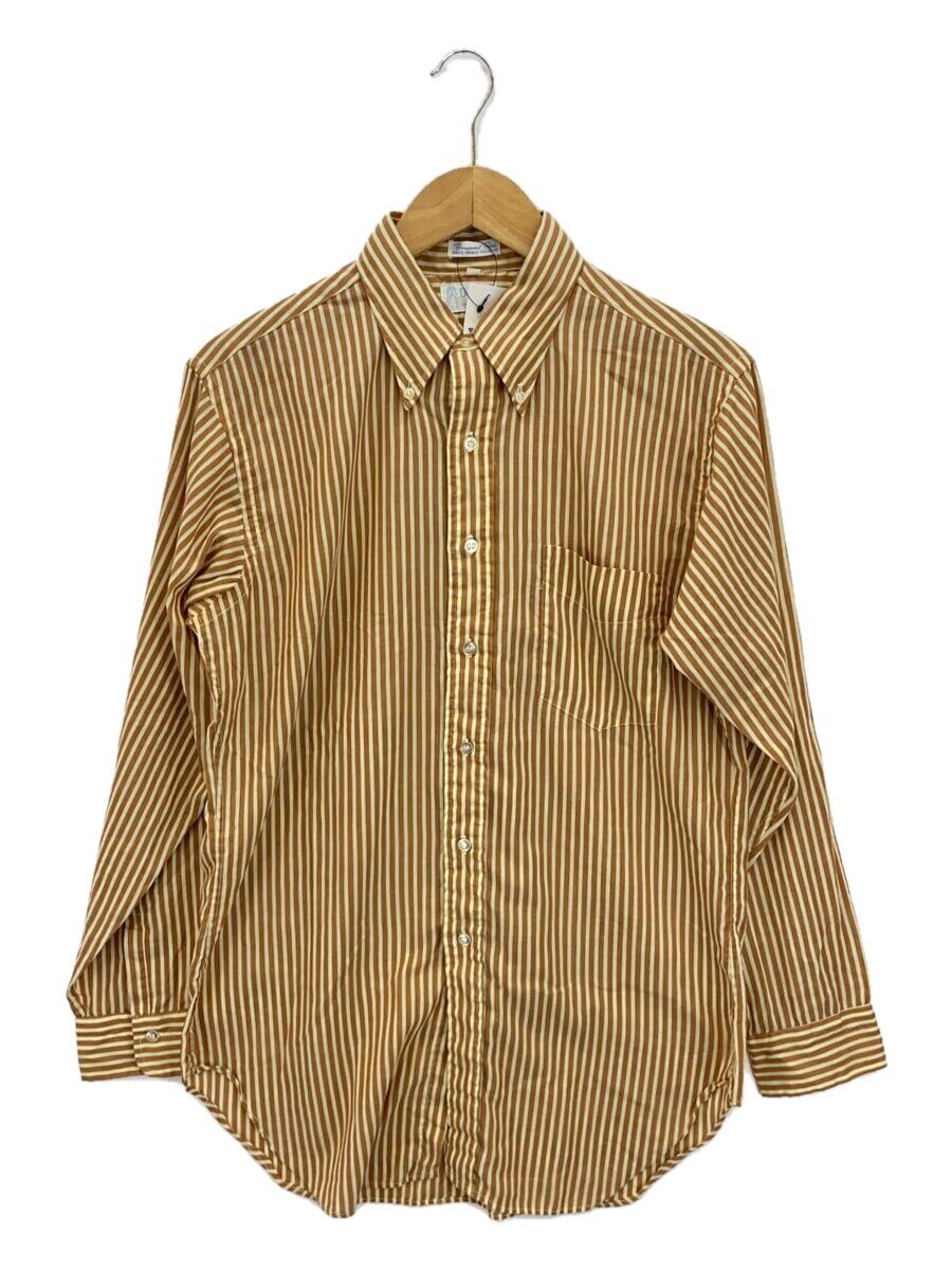 【中古】DENHAM◆長袖シャツ/15.5/--/BRW/ストライプ//【メンズウェア】｜2ｎｄ STREET 店