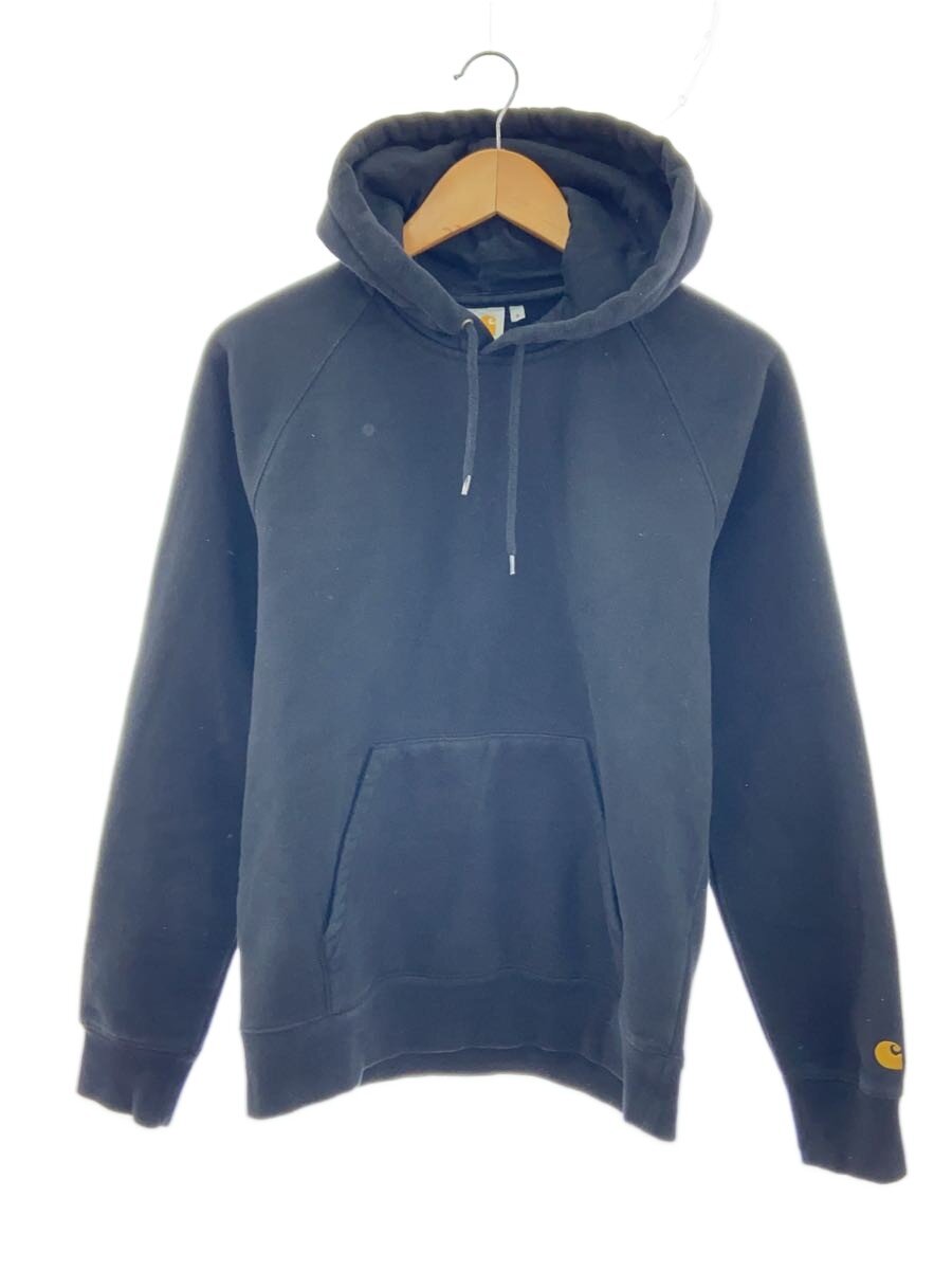 【中古】Carhartt◆パーカー/S/綿織物/BLK/HOODED CHASE SWEAT//【メンズウェア】