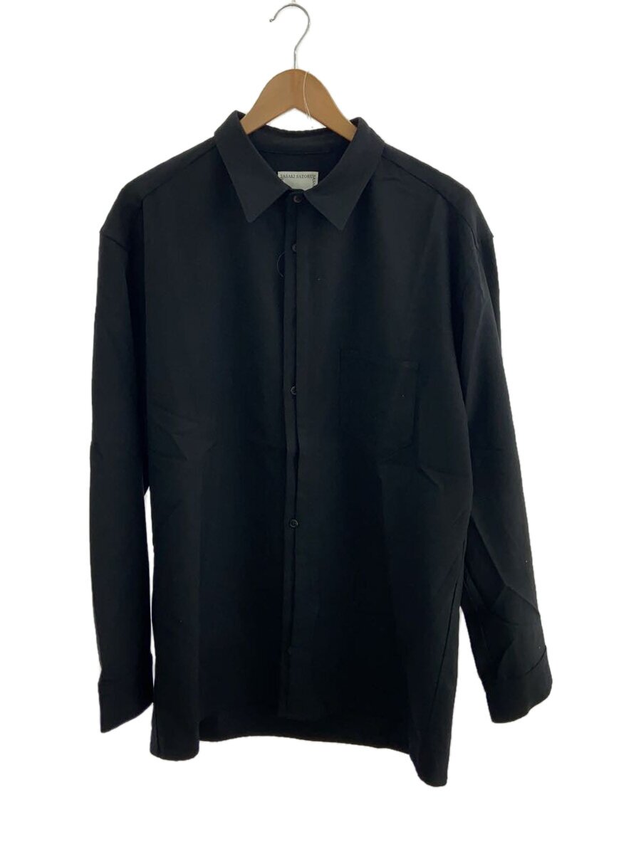 【中古】SATORU SASAKI◆24AW/RELAXED SHIRTS/長袖シャツ/48/ブラッ/FW24-S3S002-203【メンズウェア】|2nd STREET 店