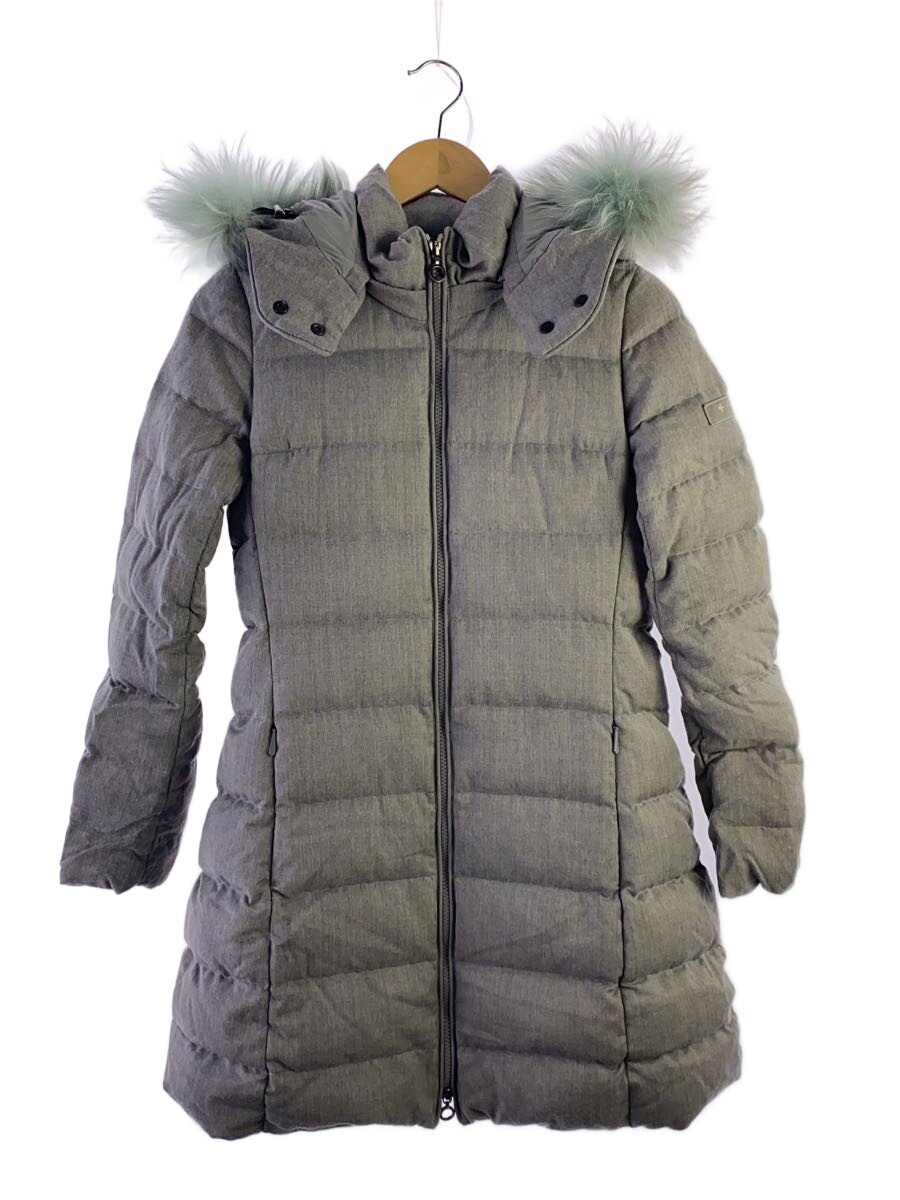 【中古】TATRAS◆落ち込む厚地の外套/毛糸/GRY/LTA18A4571【レディースお召しもの】