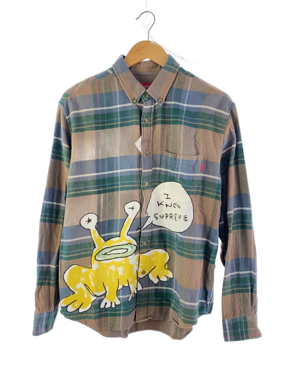 【中古】Supreme◆長袖シャツ/S/コットン/GRN/チェック//【メンズウェア】|2nd STREET 店