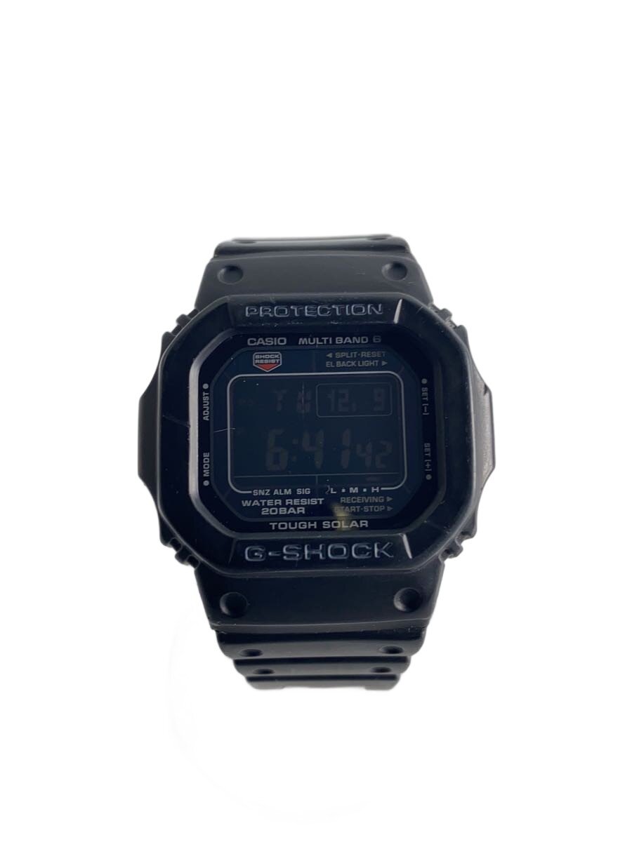 【中古】CASIO◆ソーラーウオッチ_G-SHOCK/デジタル/BLK【服飾雑貨他】