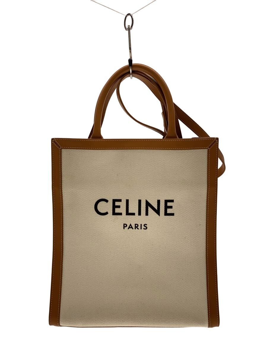 【中古】CELINE◆ショルダーバッグ_スモール・バーティカル・カバ/キャンバス/CML//【バッグ】｜2ｎｄ STREET 店