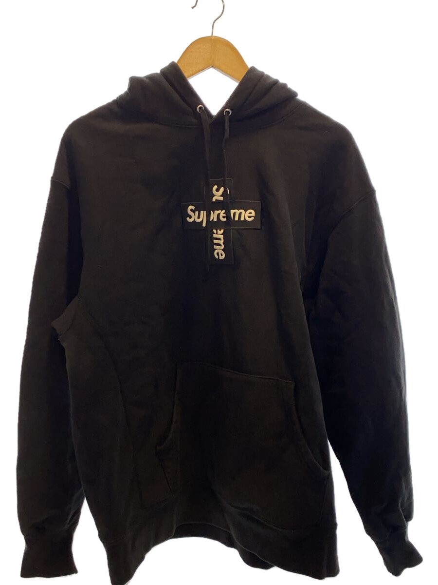 【中古】Supreme◆パーカー/L/綿織物/BLK【メンズウェア】