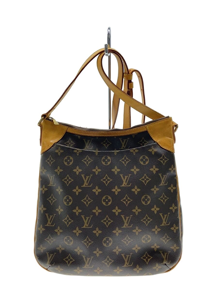 【中古】LOUIS VUITTON◆オデオンMM_モノグラム・帆布/PVC/BRW【御徒面子】