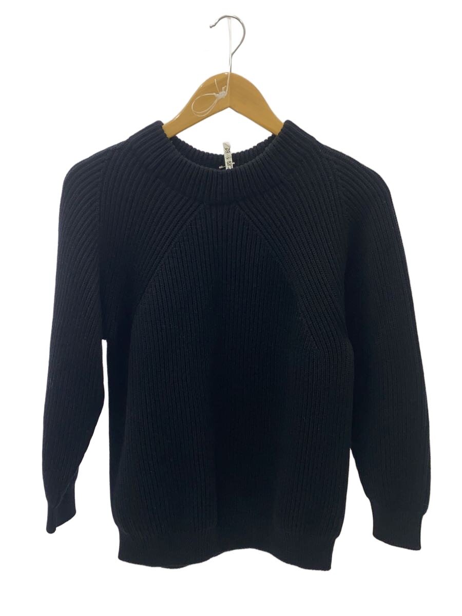【中古】BATONER◆ニット・セーター(厚手)/1/ウール/BLK/無地/BN-20FL-032/使用感有【メンズウェア】|2nd STREET 店