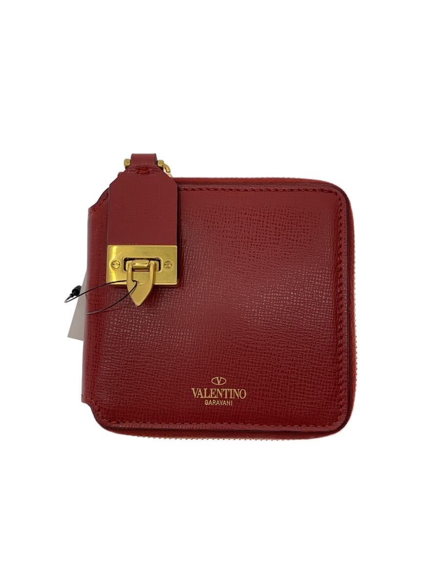 【中古】VALENTINO◆2つ折り財布/レザー/RED/レディース【服飾雑貨他】｜2ｎｄ STREET 店