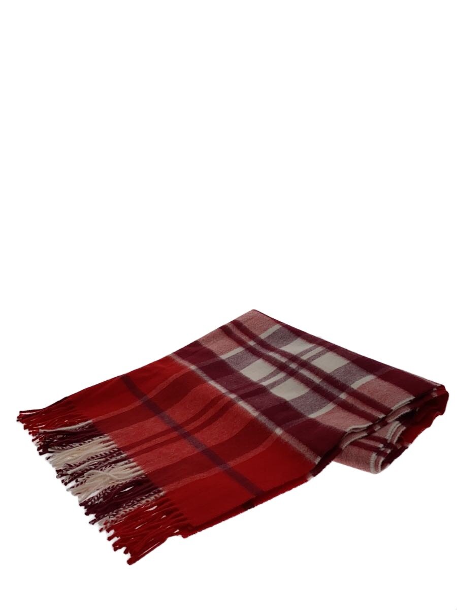 【中古】Johnstons◆大判袈裟/羊毛/RED/読み合わせる/レディース/3636-343-0788/カシミール混//【服飾雑貨他】