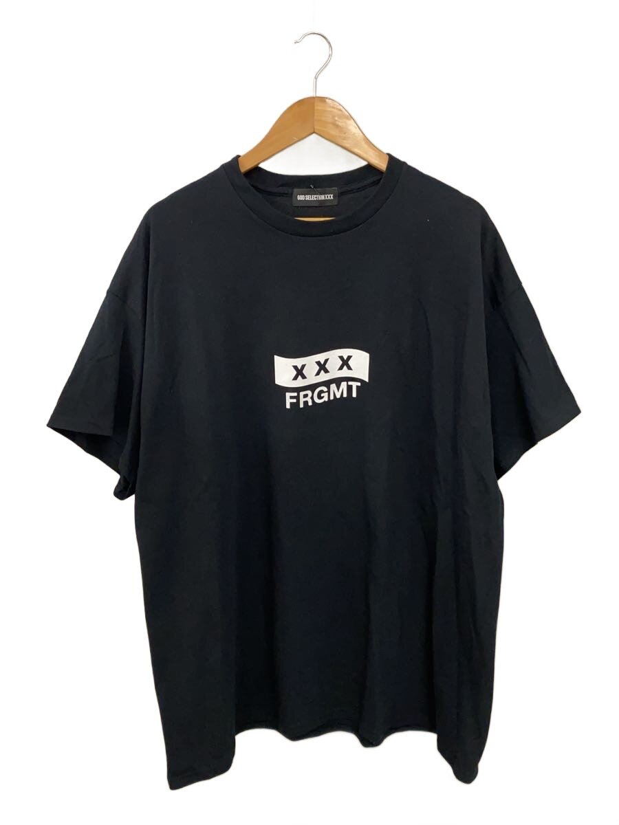 【中古】GOD SELECTION XXX◆×FRGMT/12th Anniversary collectionTティーシャツ/XXL/綿織物/BLK【メンズウェア】