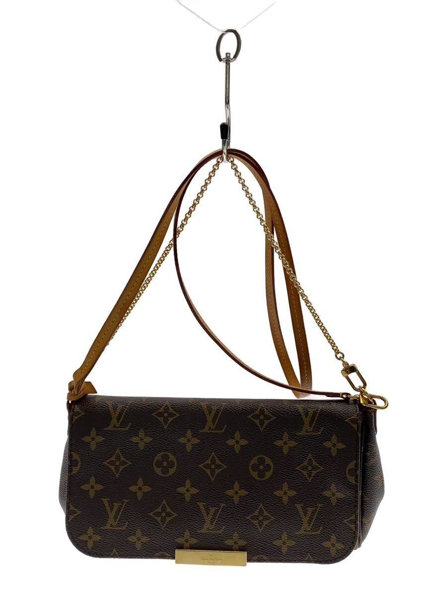 【中古】LOUIS VUITTON◆フェイボリットMM_モノグラム・帆布/PVC/BRW【御徒面子】