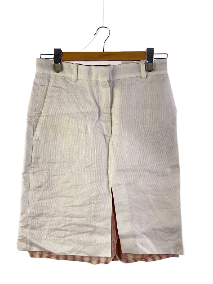 【中古】BOTTER◆スカートレイヤードパンツ/ショートパンツ/36/リネン/WHT/4S-W8001D001【レディースウェア】｜2ｎｄ STREET 店