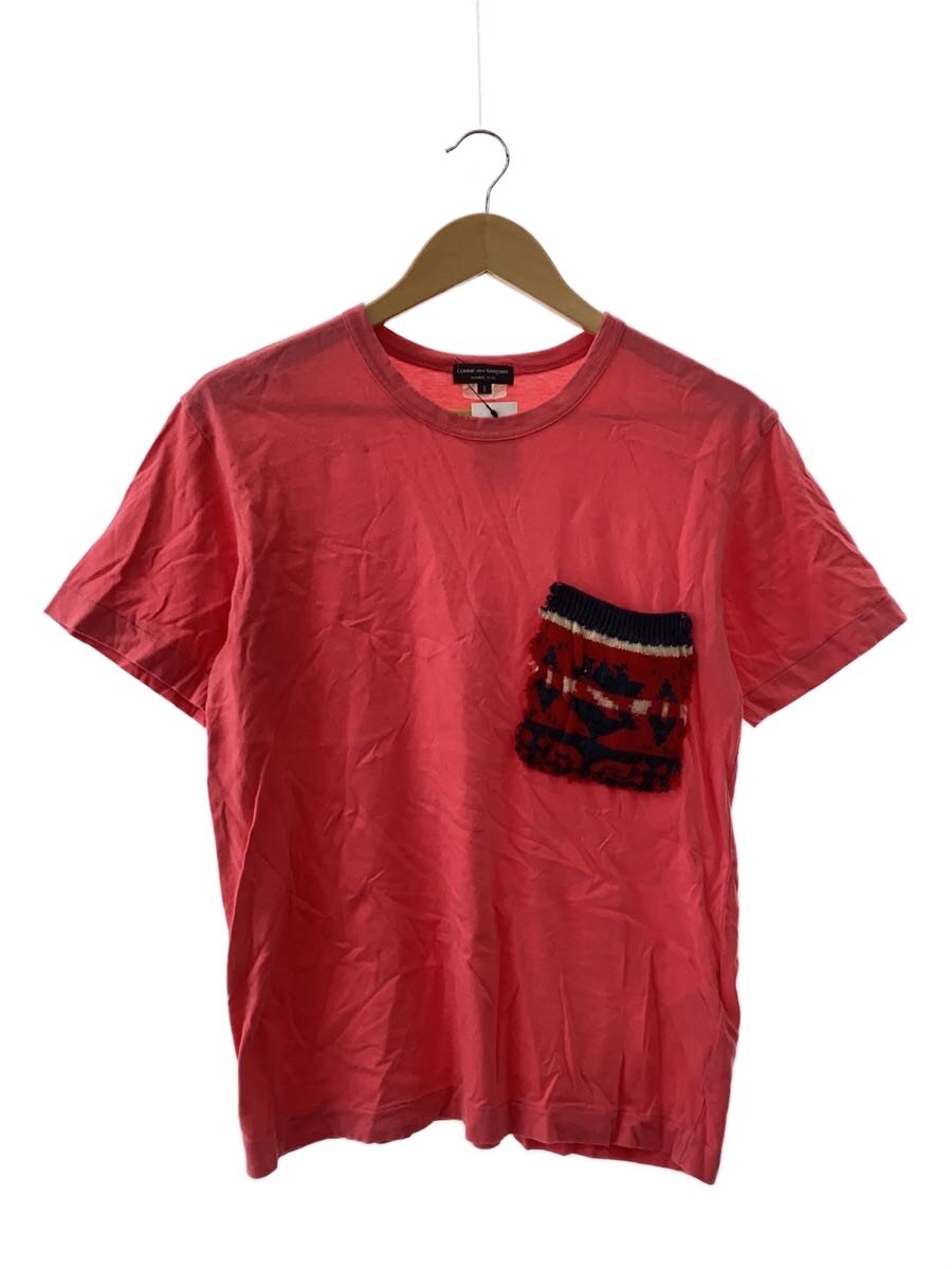 【中古】COMME des GARCONS HOMME PLUS◆プルオーバー/S/綿織物/PNK/PE-T031//【メンズウェア】