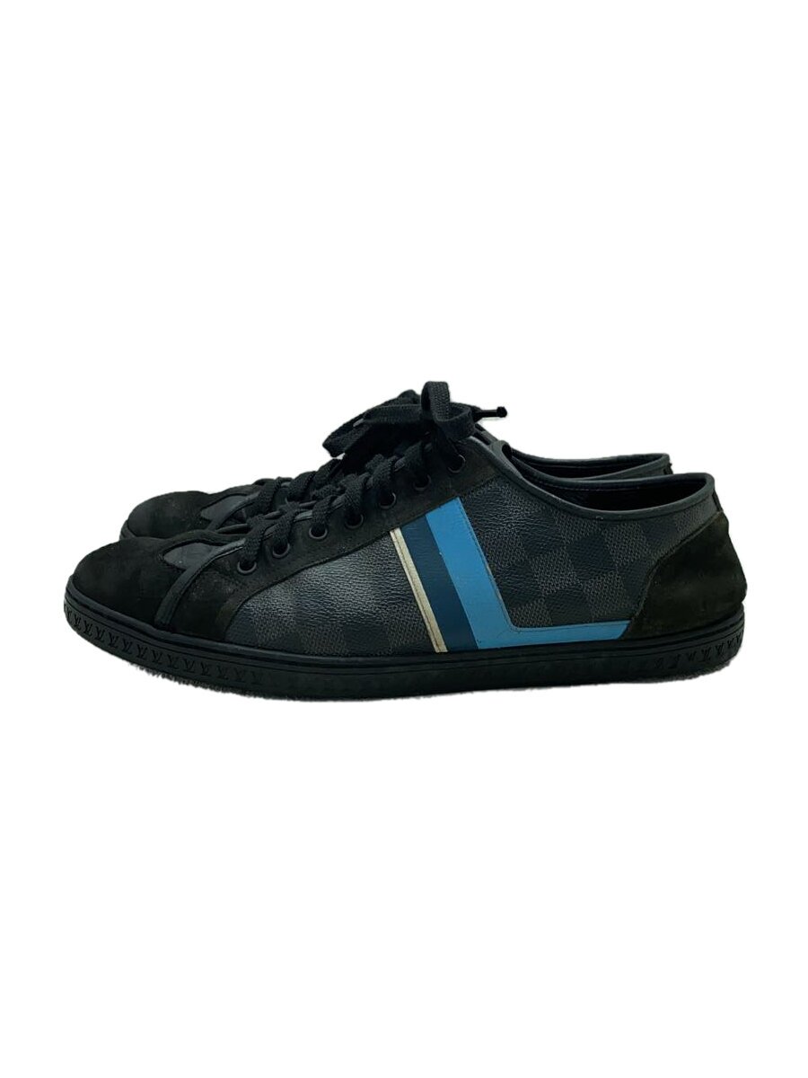 【中古】LOUIS VUITTON◆ダミエ/グラフィットスニーカー/ローカットスニーカー/UK8.5/BLK/PVC/MS0190【シューズ】|2nd STREET 店