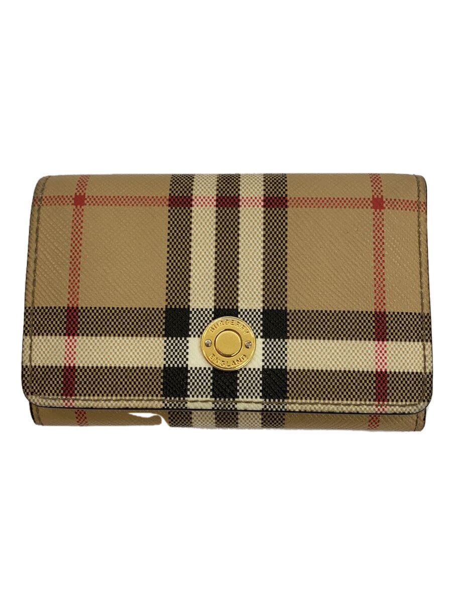 【中古】BURBERRY◆3つ折り札入れ/--/BRW/レディース【服飾雑貨他】