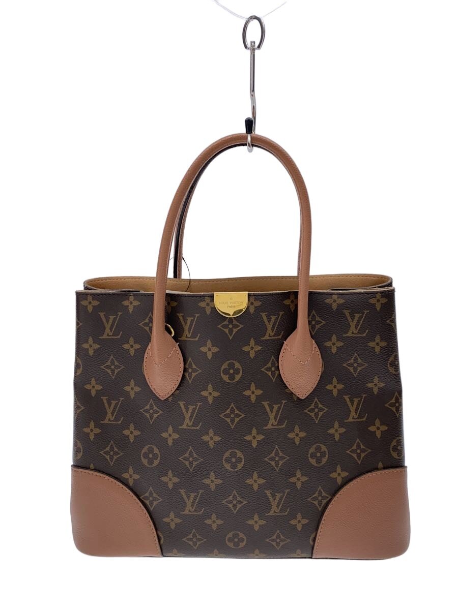 【中古】LOUIS VUITTON◆フランドリン_モノグラム・帆布_ボアドゥローズ/PVC/BRW【御徒面子】