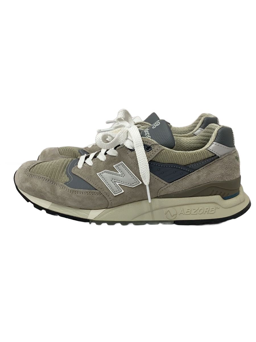 【中古】NEW BALANCE◆U998/薄墨色/27.5珊/GRY/スウェード【シューズ】