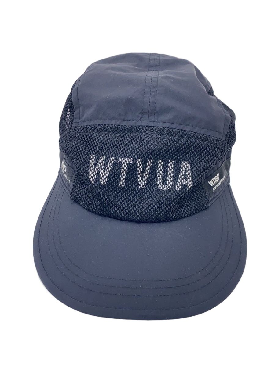 【中古】WTAPS◆NYLON TUSSAH/メッシュ旗がしら/FREE/ナイロン/BLK/メンズ/221HCDT-HT10【服飾雑貨他】