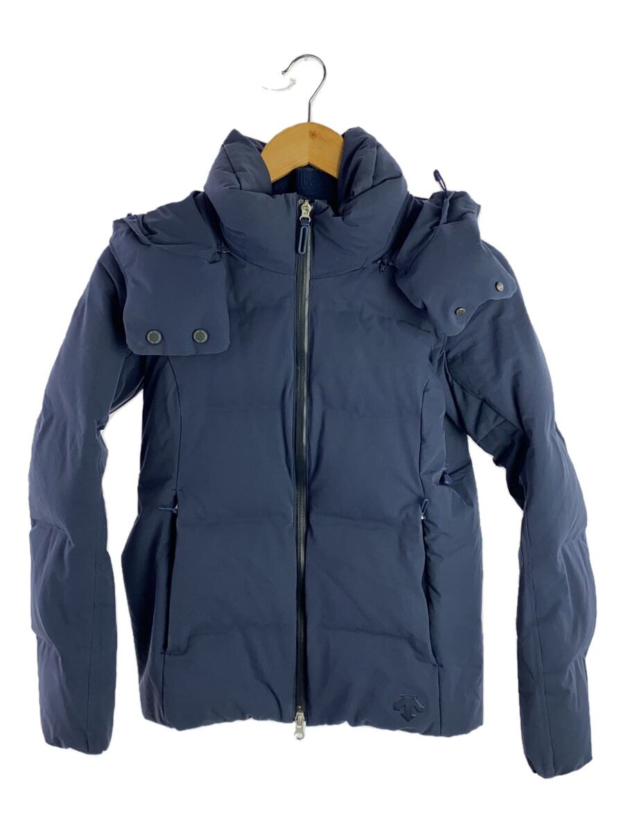 【中古】DESCENTE ALLTERRAIN ◆ダウンジャケット/M/ポリエステル/NVY/DIA3590WU/襟・袖使用感有【レディースウェア】｜2ｎｄ STREET 店
